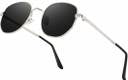 UV Protection, Gradient, Polarized Rectangular Sunglasses (Free Size)  (For Men, Grey)