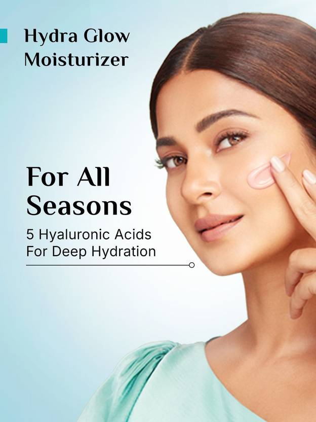 Pilgrim Korean Rice Water Hydra Glow Moisturizer|Light Gel & Instant Glass Skin Glow  (50 g)