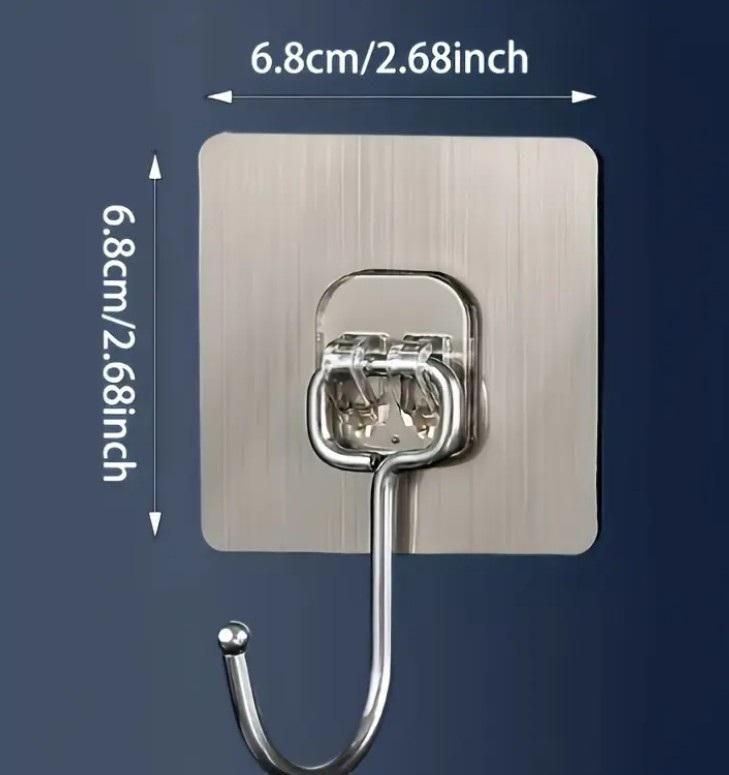 Golden Large Hooks for Hanging (Pack of 10)