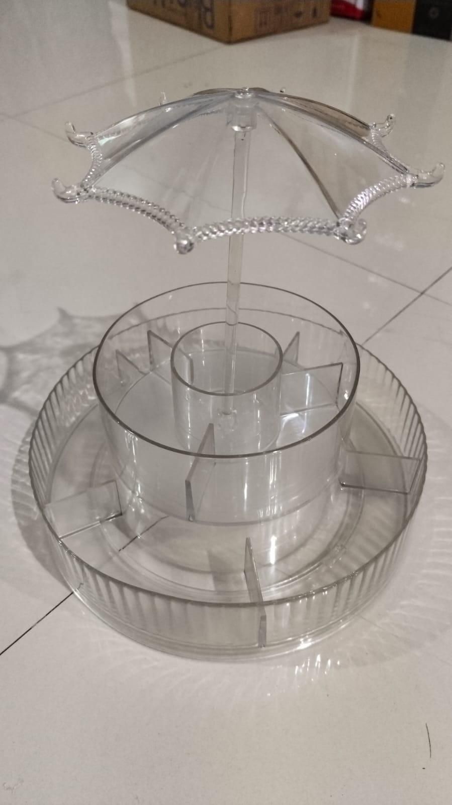 Umbrella-Shaped Makeup & Skincare Storage Rack