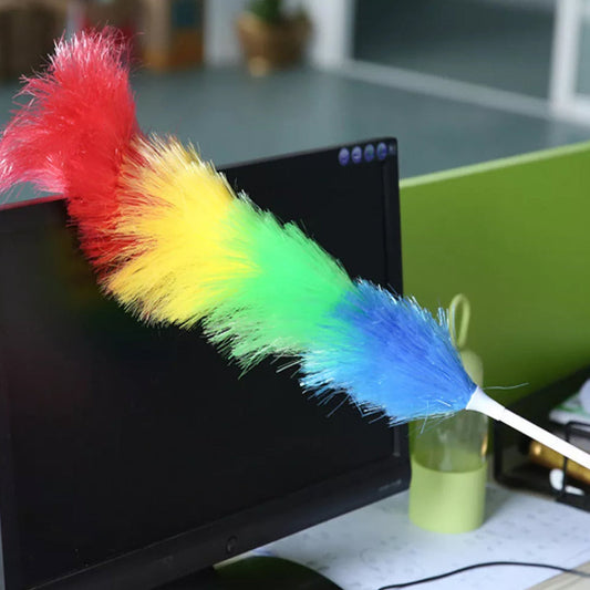 Colorful Feather Duster | Microfiber Duster For Cleaning | Dusting Stick | Dusting Brush