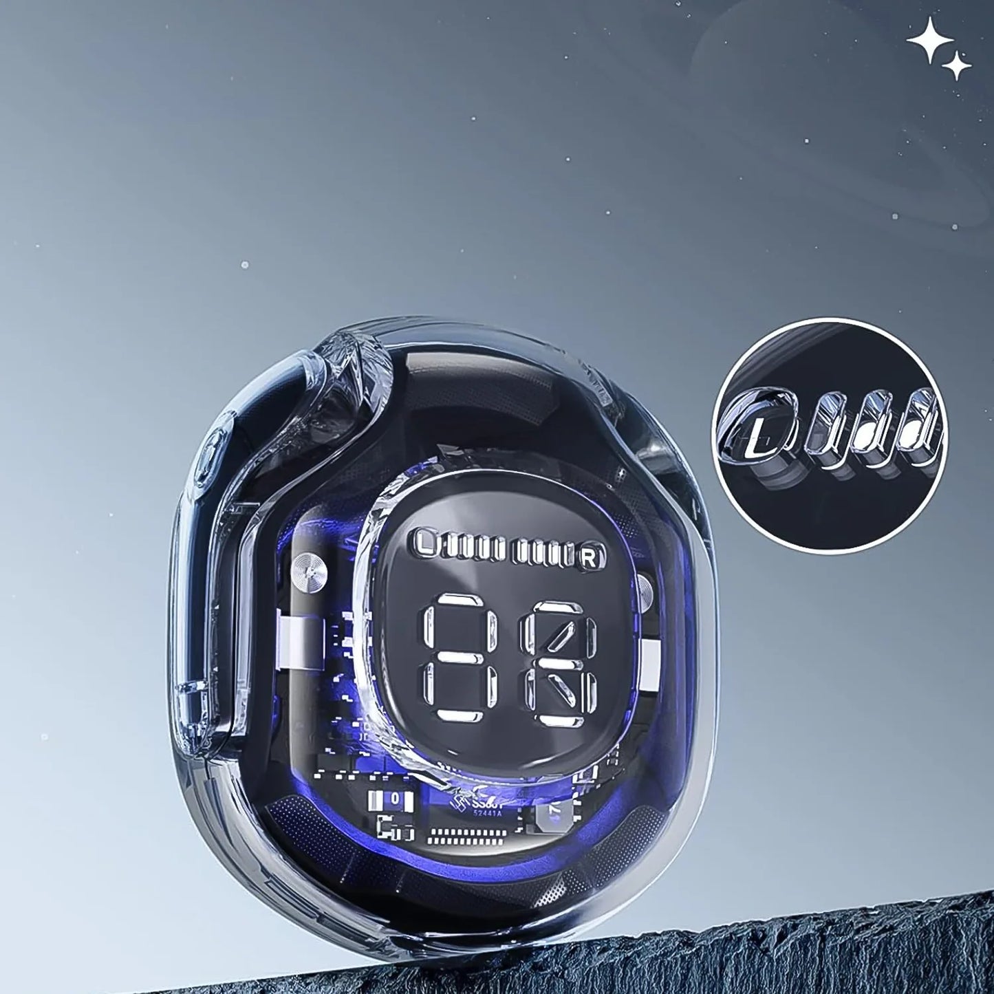 Wireless Bluetooth 5.3 In-Ear With Microphones, 200mAh Battery (1 Pc)