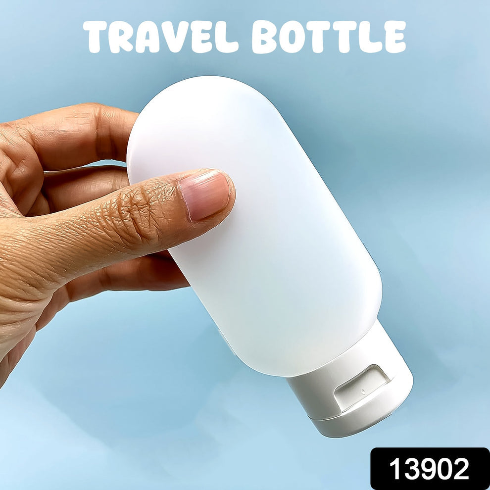 Small Plastic Travel Bottle Set, Travel Shampoo And Conditioner Bottles (1 Pc / 60 ML Approx / Mix Color)