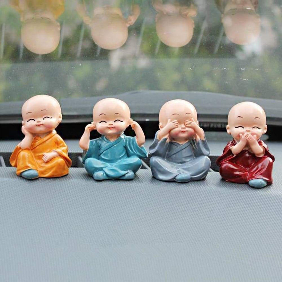 Baby Buddha 4Pc And Show Piece Used For House, Office And Official Decorations Etc.