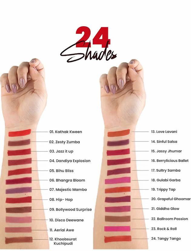 MARS Ultra Pigmented Creamy Matte Lipstick  (02 Zesty Zumba, 3.2 g)
