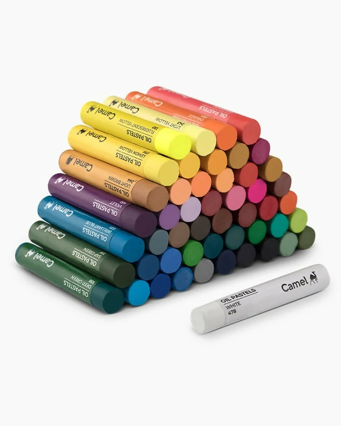 Camel Crayons With Extra Smooth Color Box - 50 Shades