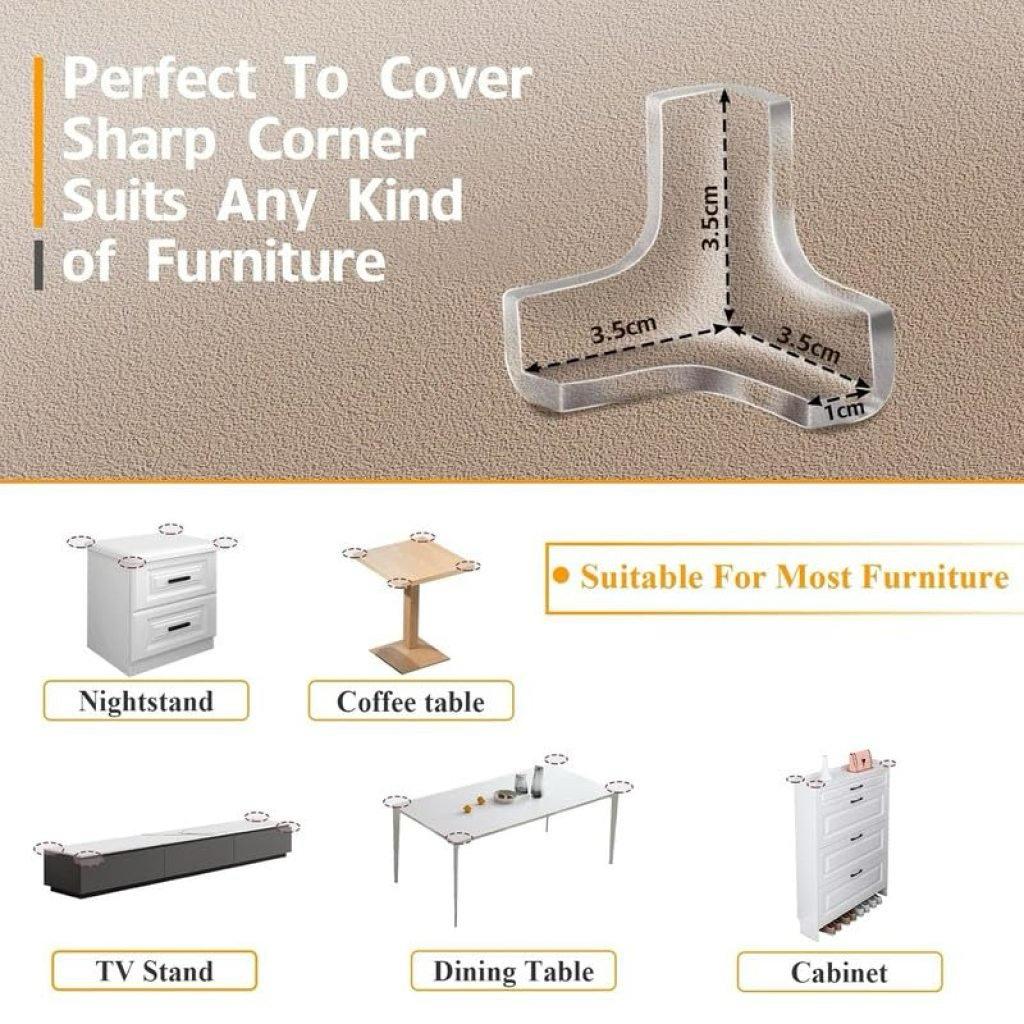 T Shape Baby Safety Protection Table Corner 1 Pcs Baby Products