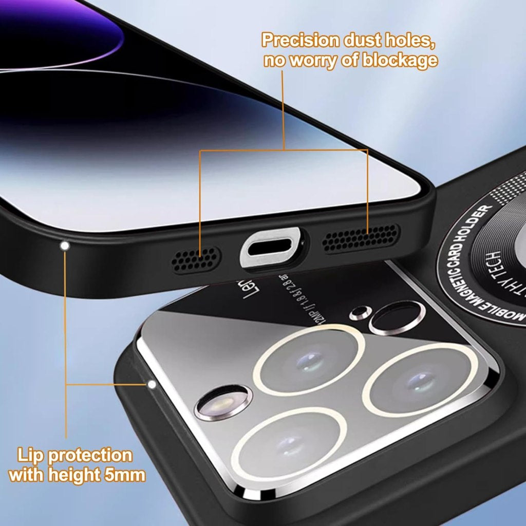 Black IPhone 15 Pro Max Mobile Cover Mobile Accessories