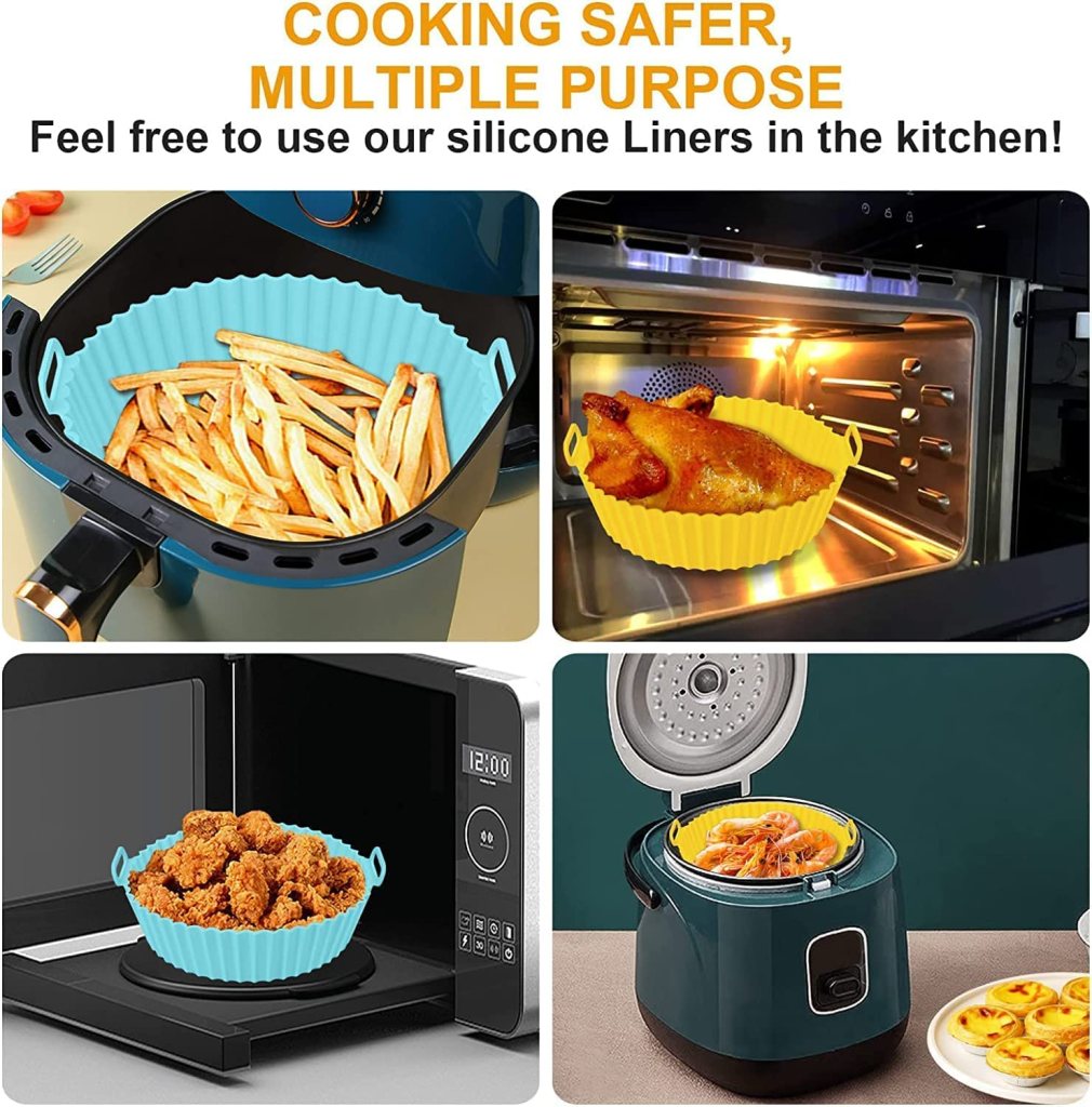 Air Fryer Silicone Pot 1pcs Kitchenware