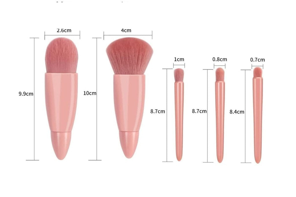 Makeup Brush Set With Mirror Case Beauty Products