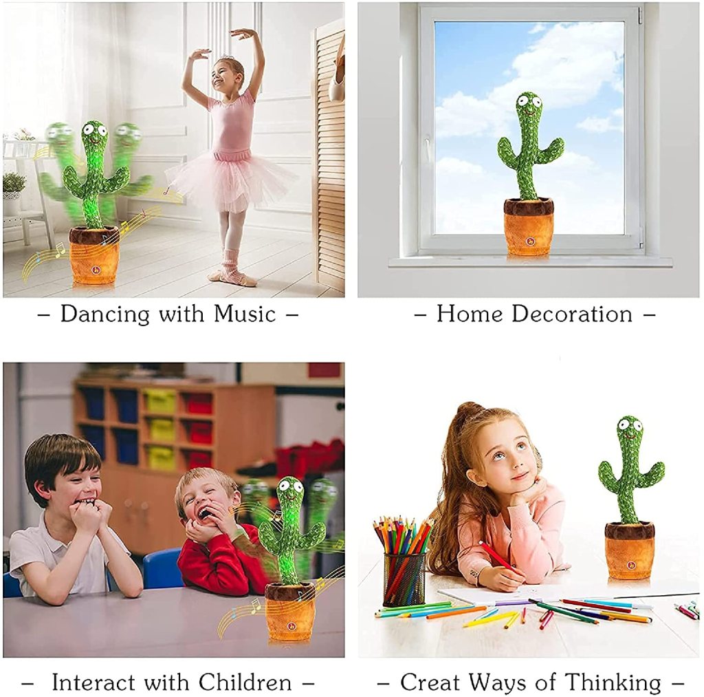 Dancing Cactus Toy Chargeable Toys