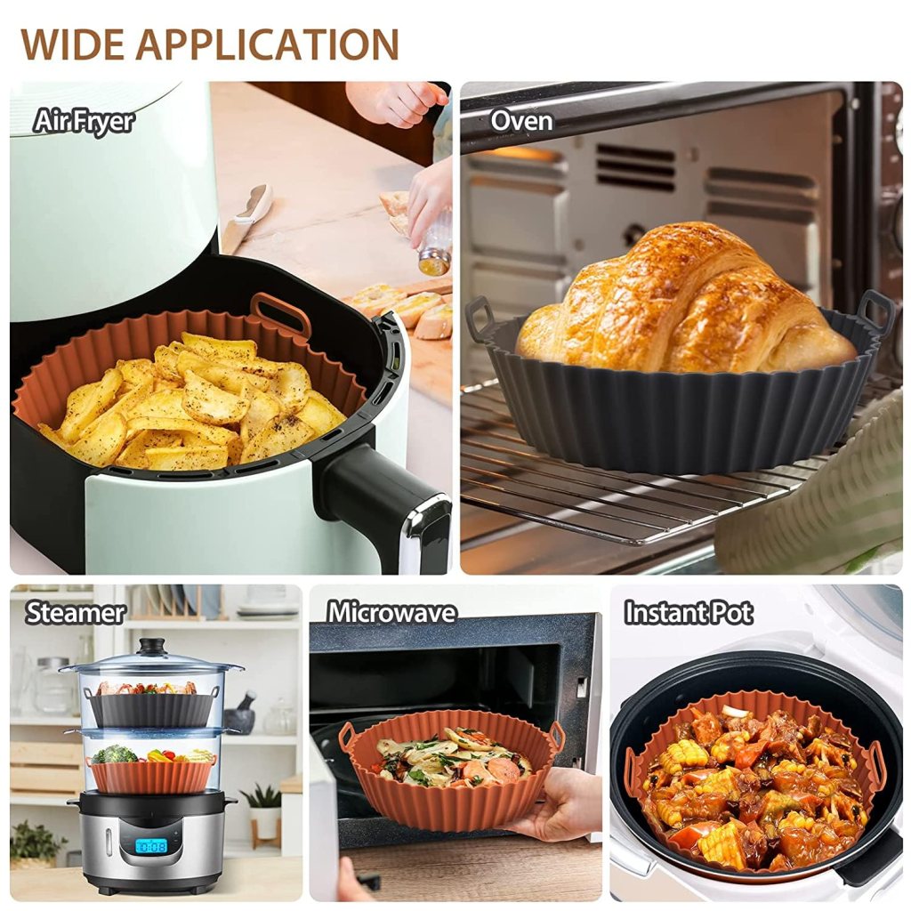 Air Fryer Silicone Pot 1pcs Kitchenware